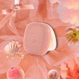 PREORDER -Blushing Peach Glowlux Lumi Compact Hand held Makeup Mirror Early Nov Shipment
