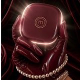 NEW Burgundy GLOSS Twin Pack 7X /10X Magnification Glowlux Lumi Compact Hand-held Mirror